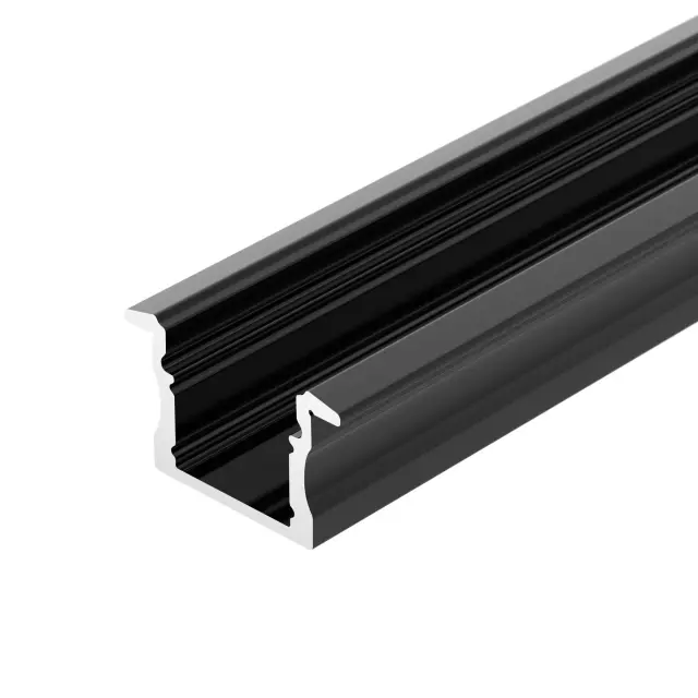 Профиль LINE-2315-F-2000 ANOD BLACK, ракурс 2