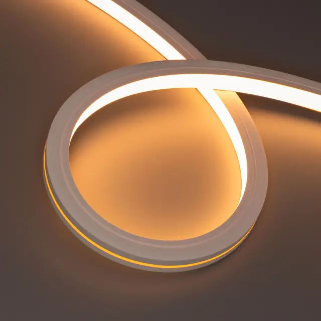 Гибкий неон MOONLIGHT-TOP-X280-16x16mm 24V Warm2300 (10 W/m, IP67, 15m, wire x1)