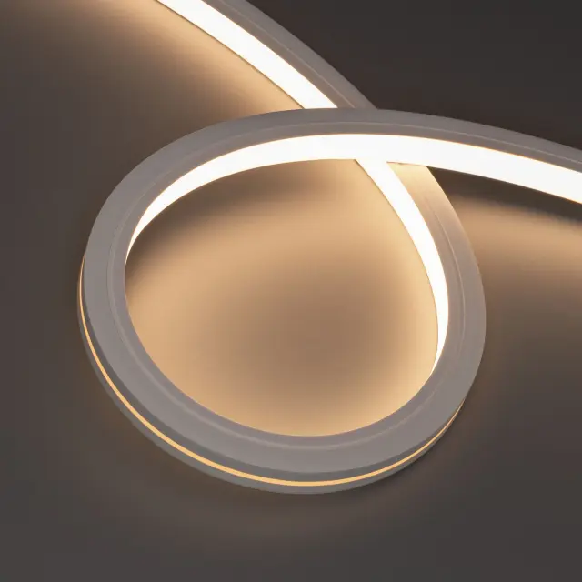 Гибкий неон MOONLIGHT-TOP-X280-16x16mm 24V Warm3000 (10 W/m, IP67, 15m, wire x1)