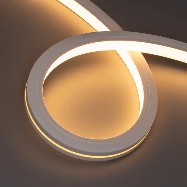 Гибкий неон MOONLIGHT-TOP-X280-20x20mm 24V Warm2700 (10 W/m, IP67, 15m, wire x1)