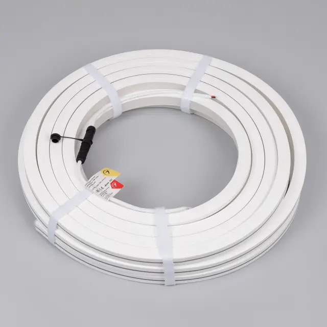 Гибкий неон MOONLIGHT-TOP-X280-20x20mm 24V Warm2300 (10 W/m, IP67, 15m, wire x1), ракурс 3