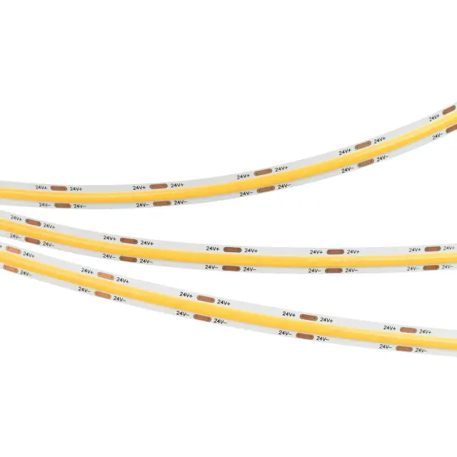 Светодиодная лента COB-X544-8mm 24V Warm3500 (11.5 W/m, IP20, 5m), ракурс 2