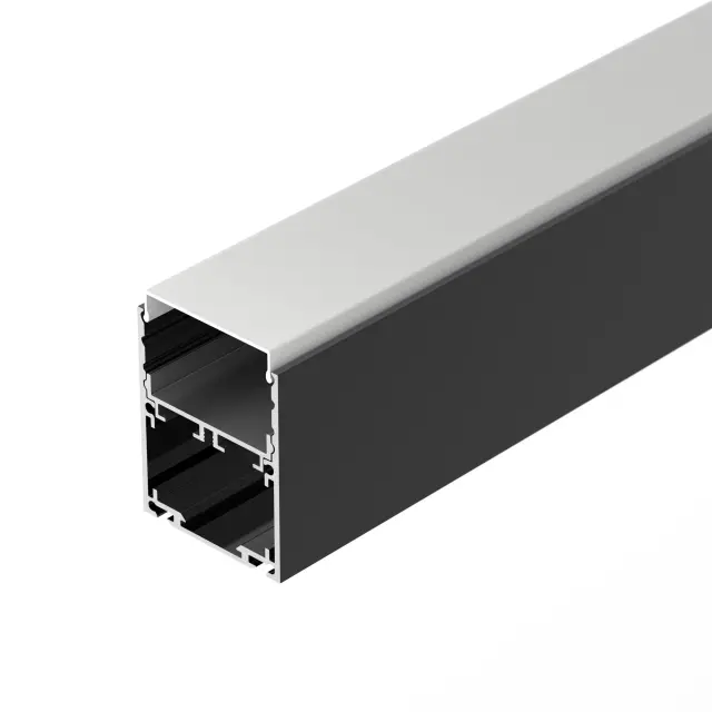 Профиль SL-LINE-4050-3L-2000 ANOD BLACK, ракурс 2