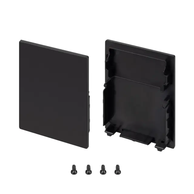 Заглушка SL-LINE-4050-3L-MIDDLE BLACK глухая