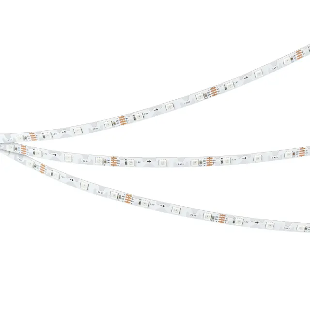 Светодиодная лента SPI-RZ-F60-6mm 12V RGB-PX1-BPT (7 W/m, IP20, 3535, 5m), ракурс 2