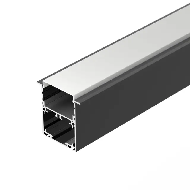 Профиль SL-LINIA52-3L-F-2000 ANOD BLACK, ракурс 4