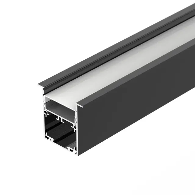 Профиль SL-LINIA52-3L-F-2000 ANOD BLACK, ракурс 5