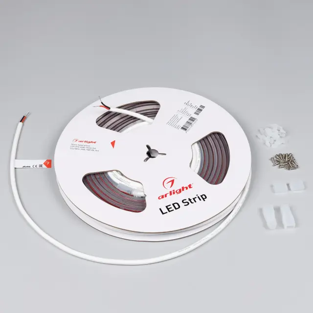 Светодиодная лента герметичная CSP-PFS-X480-10mm 24V Warm2700 (14.4 W/m, IP68, TWP100, 5m), ракурс 2