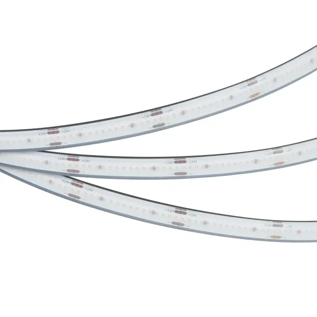 Светодиодная лента герметичная CSP-PFS-X320-10mm 24V Day4000 (10 W/m, IP68, TWP100, 5m), ракурс 2