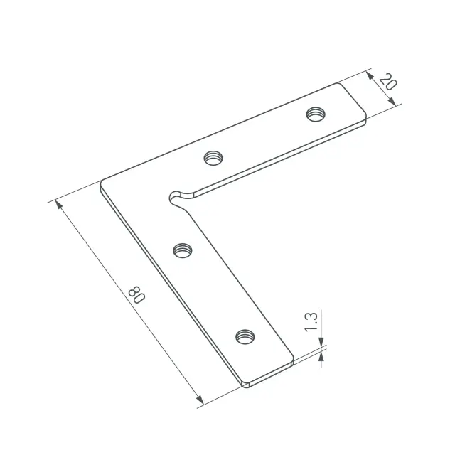 Соединитель профиля SL-LINE-4050-3L-L90 Set, ракурс 2