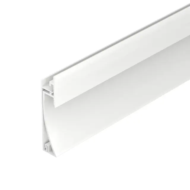 Профиль PLINTUS-H58-F-2000 WHITE, ракурс 2