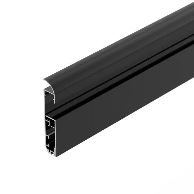 Профиль PLINTUS-H80-2000 BLACK, ракурс 2