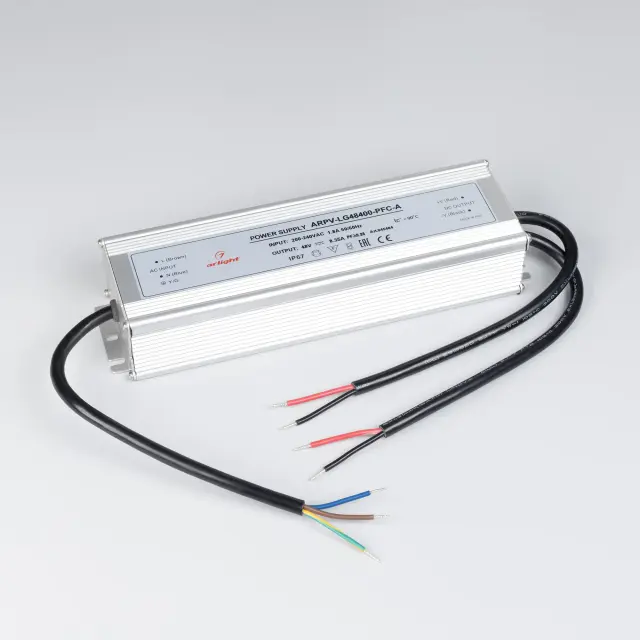 Блок питания ARPV-LG48400-PFC-A (48V, 8.3A, 400W), ракурс 2