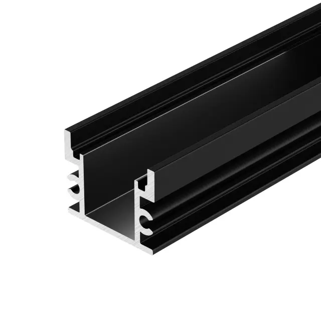 Профиль FLOOR18-H15-3000 ANOD BLACK, ракурс 2