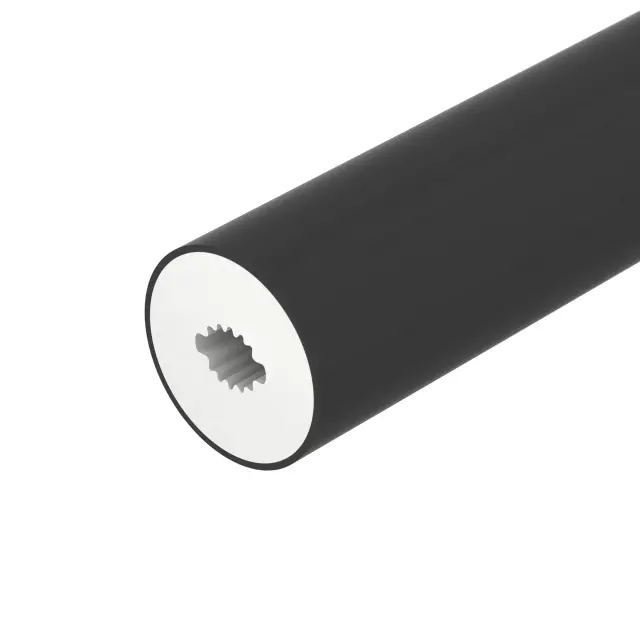 Силиконовый профиль WPH-FLEX-D22-360deg-S8-5m BLACK, ракурс 3