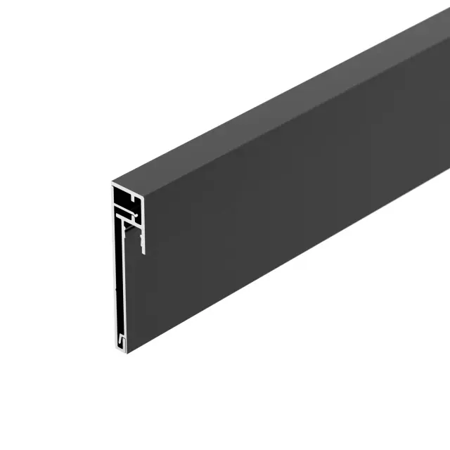Профиль PLINTUS-H54B-2000 BLACK, ракурс 2