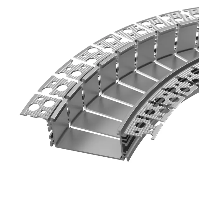 Профиль FANTOM-BENT-W49-SIDE-2000 ANOD, ракурс 2