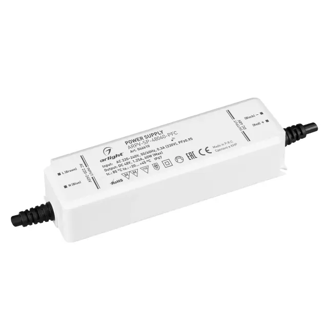 Блок питания ARPV-SP-48060-PFC (48V, 1.25A, 60W)