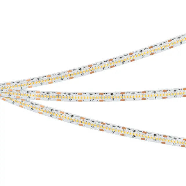 Светодиодная лента MICROLED-M420-8mm 24V Warm2700 (9.6 W/m, IP20, 2216, 5m), ракурс 3