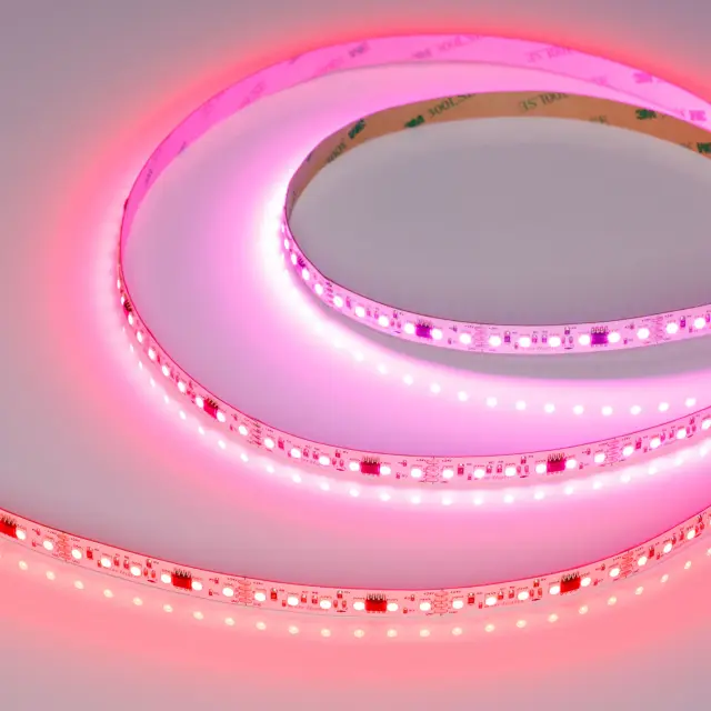 Светодиодная лента SPI-A120-10mm 24V RGB-PX6-BPT (23 W/m, IP20, 2835, 5m)