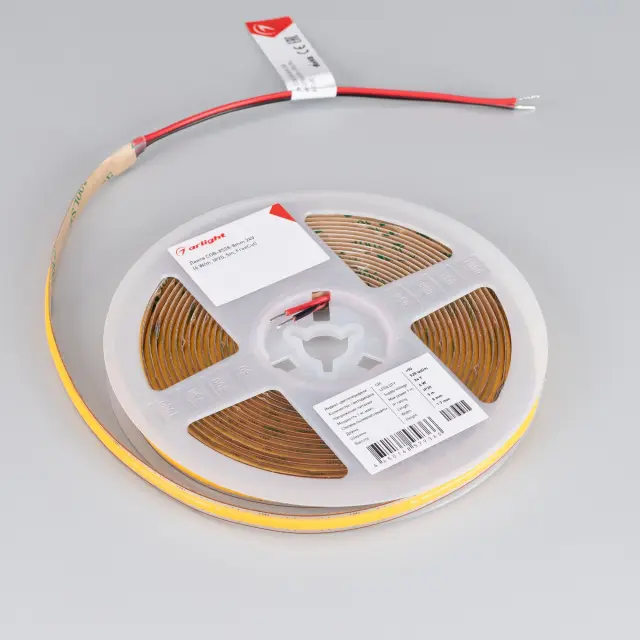Светодиодная лента COB-X528-8mm 24V Day4000 (6 W/m, IP20, 5m, FreeCut), ракурс 2