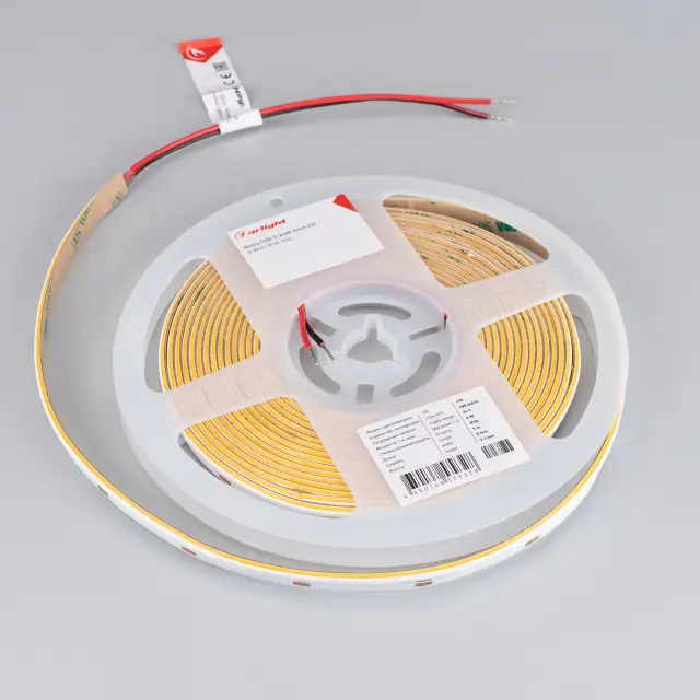 Светодиодная лента COB-S-X480-8mm 24V White6000 (6 W/m, IP20, 5m), ракурс 2