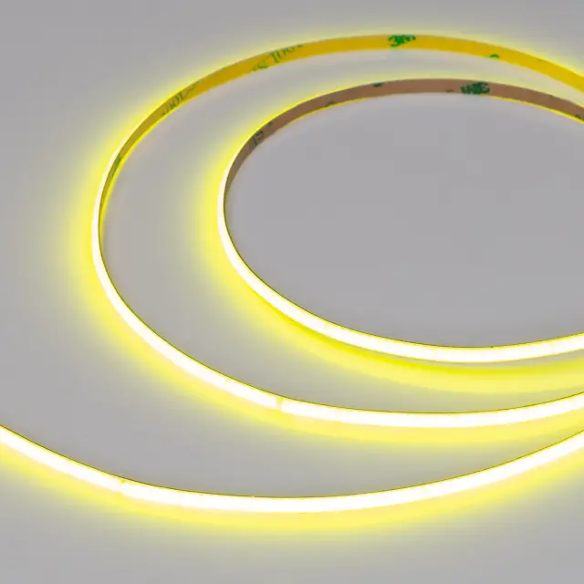 Светодиодная лента COB-X480-4mm 24V Yellow Volt (4 W/m, IP20, 5m)