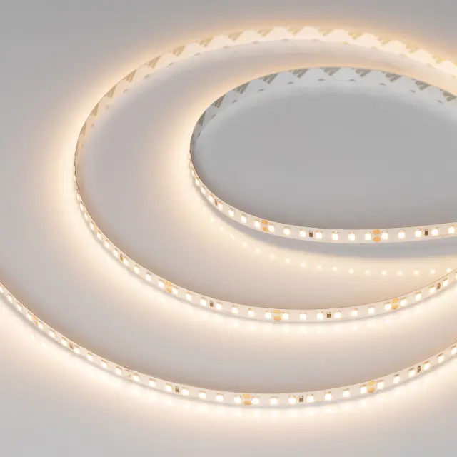 Светодиодная лента UL-A140-8mm 24V Warm3000 (10 W/m, IP20, 5m)