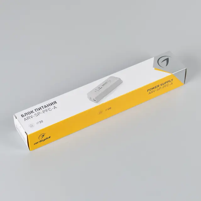 Блок питания ARV-SP-24180-PFC-A (24V, 7.5A, 180W), ракурс 3