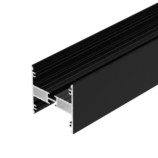 Профиль LINE-5050-DUAL-3000 ANOD BLACK, ракурс 3