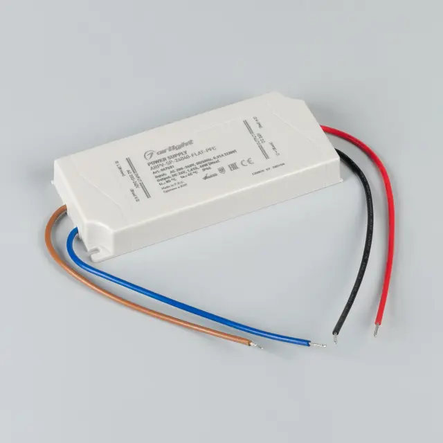 Блок питания ARPV-SP-24040-FLAT-PFC (24V, 1.67A, 40W), ракурс 2