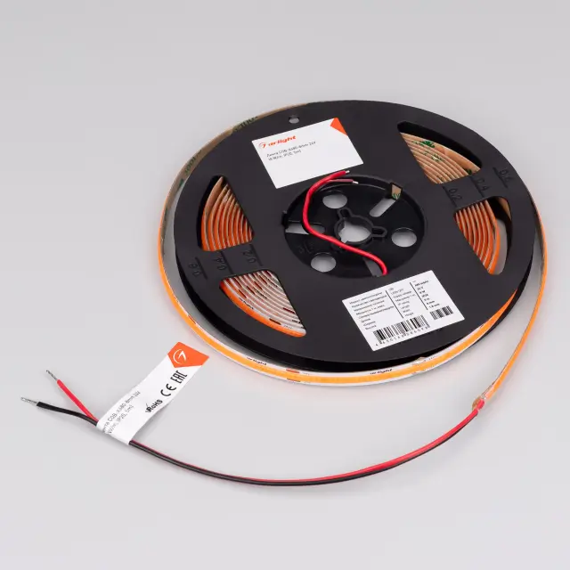 Светодиодная лента COB-X480-8mm 24V Magenta (8 W/m, IP20, 5m), ракурс 4