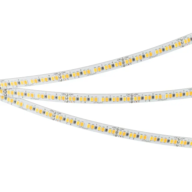 Светодиодная лента RT-A240-8mm 24V Day-MIX (20 W/m, IP20, 5m), ракурс 3