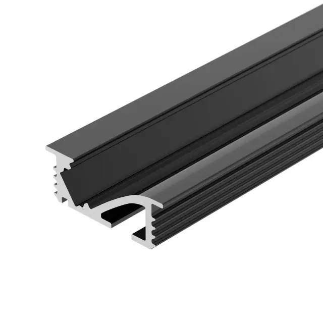 Профиль SL-BEVEL-W21-F-2000 ANOD BLACK, ракурс 2