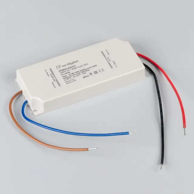 Блок питания ARPV-SP-12040-FLAT-PFC (12V, 3.34A, 40W), ракурс 2