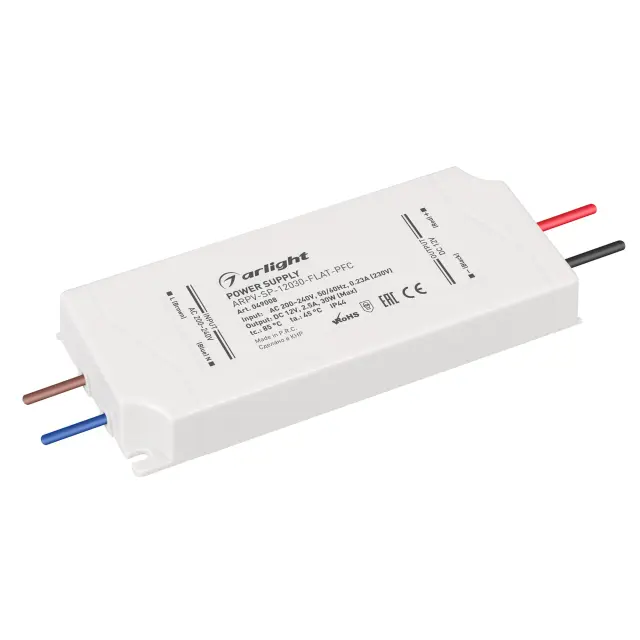 Блок питания ARPV-SP-12030-FLAT-PFC (12V, 2.5A, 30W)