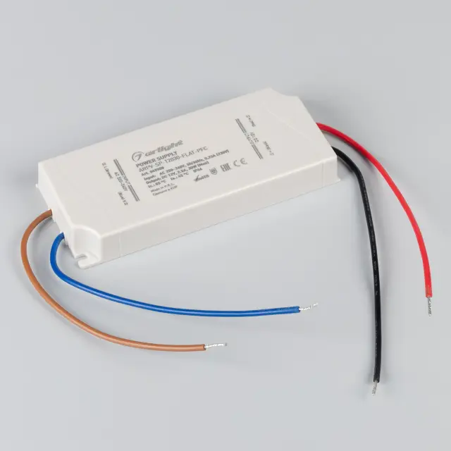 Блок питания ARPV-SP-12030-FLAT-PFC (12V, 2.5A, 30W), ракурс 2