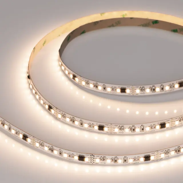 Светодиодная лента SPI-A120-10mm 24V Warm3000-PX6-BPT (11 W/m, IP20, 2835, 5m)