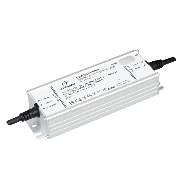 Блок питания ARPV-LG-24100-PFC-VCA (22-26V, 4.17A, 100W)