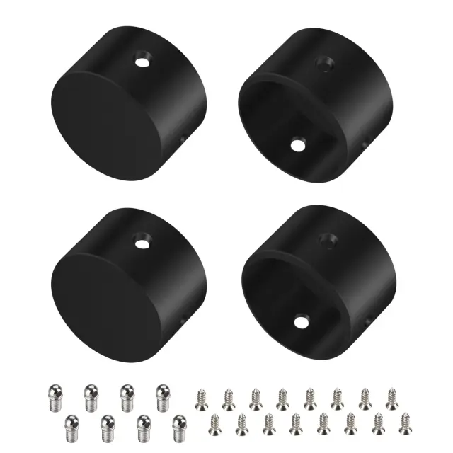 Заглушка WPH-FLEX-D22-360deg BLACK ALU глухая