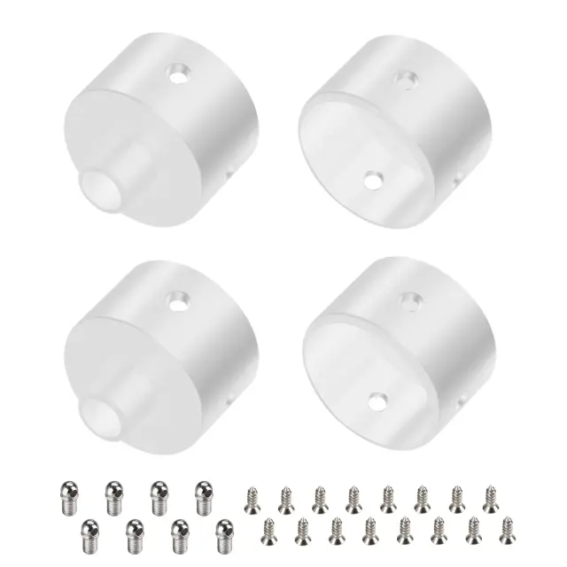 Заглушка WPH-FLEX-D22-360deg WHITE ALU с отверстием