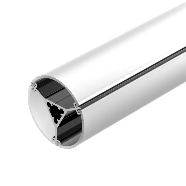 Профиль ROUND-D36-360-2500 ANOD BLACK