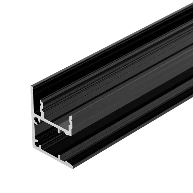 Профиль WALL-2228-2000 ANOD BLACK, ракурс 2