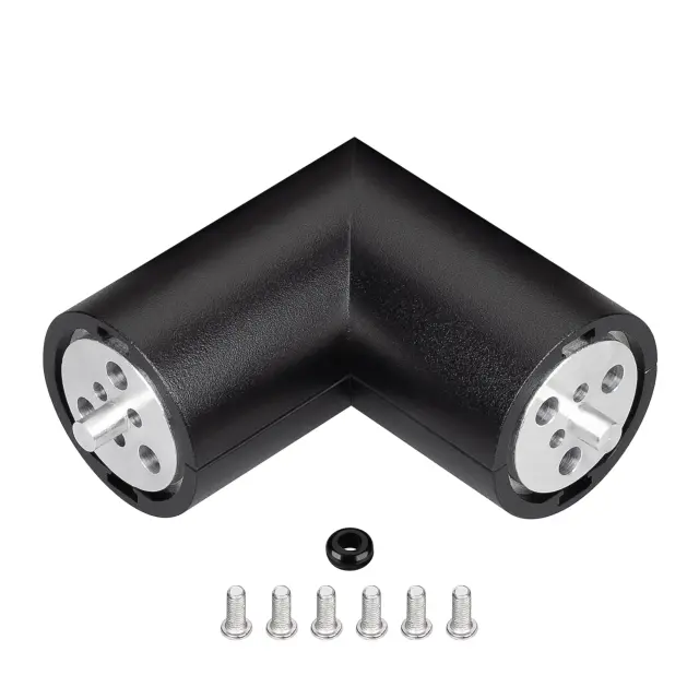 Соединитель профиля ROUND-D36-360-90 BLACK