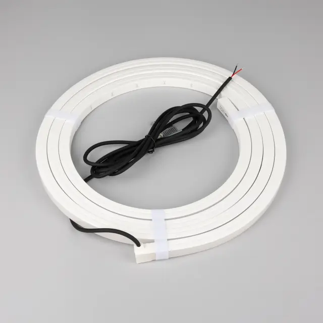 Гибкий неон NOVA-TOP-PU-A120-16x15mm 24V Warm3500 (10 W/m, IP68, 3m, wire x1), ракурс 3