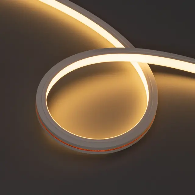 Гибкий неон MOONLIGHT-TOP-X320-13x12mm 24V Warm3000 (5 W/m, IP67, sauna, 15m, wire x2)