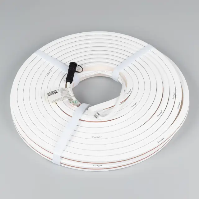 Гибкий неон MOONLIGHT-TOP-X320-13x12mm 24V Day4000 (5 W/m, IP67, sauna, 15m, wire x2), ракурс 2