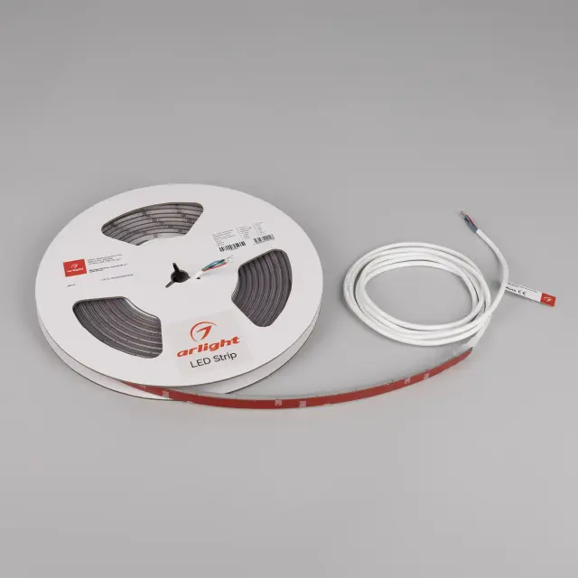 Светодиодная лента герметичная CSP-PFS-X540-12mm 24V RGB (15 W/m, IP68, TWP100, 5m), ракурс 2