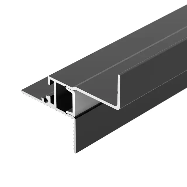 Профиль CEIL-S12-SHADOW-20-SIDE-3000 ANOD BLACK