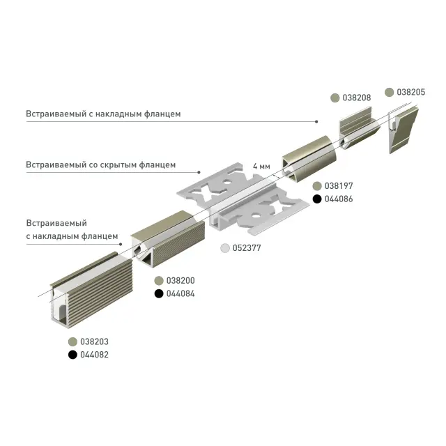 Профиль LINIA7-FANTOM-2000 ANOD, ракурс 5